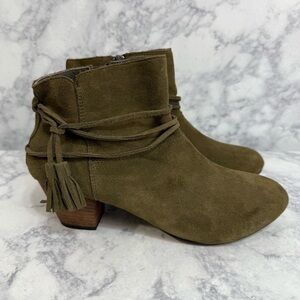Chelsea Crew Women’s Ankle Boots sz 9 (Euro 41) Olive Green (Display item) #K661